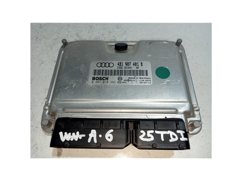 Recambio de centralita inyeccion para audi a6 berlina (4b2)(2001) 2.5 tdi [2,5 ltr. - 114 kw v6 24v tdi cat (aym)] referencia OE
