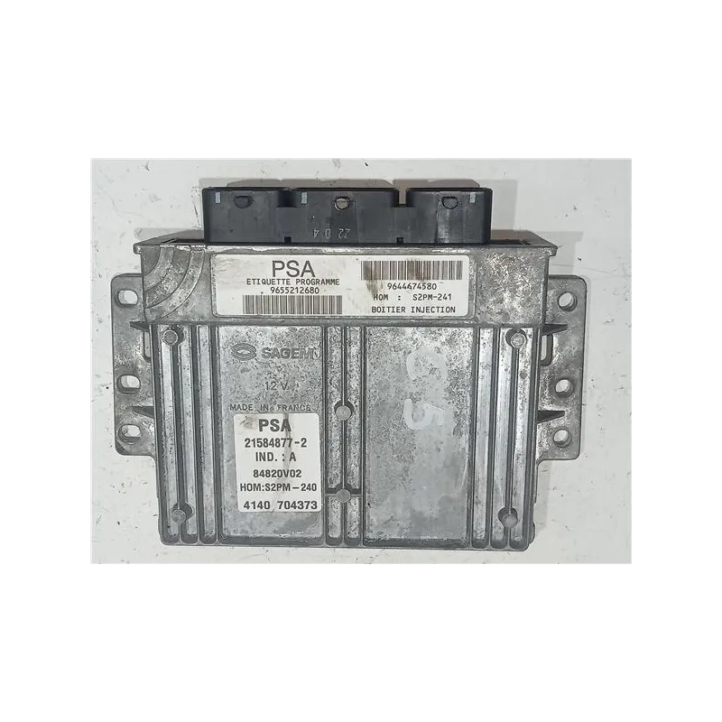 Recambio de centralita inyeccion para citroën c5 berlina hdi (dcrhzb, dcrhze) referencia OEM IAM 9655212680  