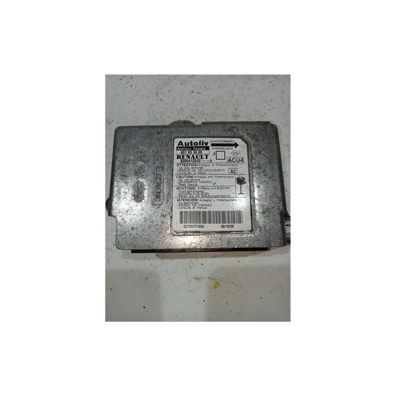 Recambio de centralita airbag para renault scenic ii (jm)(2003) 1.9 dci (jm12, jm0g) referencia OEM IAM 607993600  