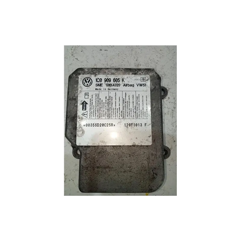 Recambio de centralita airbag para volkswagen polo iv (9n1)(11.2001) 1.9 tdi referencia OEM IAM 1C0909605K  