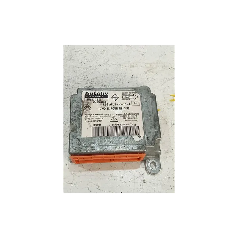 Recambio de centralita airbag para citroën xsara berlina (1997) 1.9 td referencia OEM IAM 600237600  