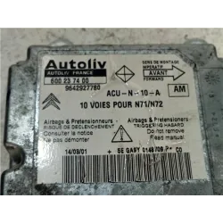 Recambio de centralita airbag para citroën xsara berlina (1997) 1.9 td referencia OEM IAM 600237400  