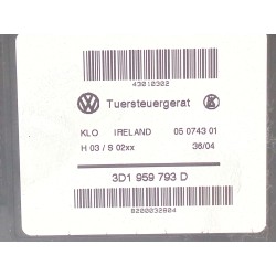 Recambio de motor elevalunas delantero izquierdo para volkswagen touareg (7la)(2002) 2.5 tdi r5 [2,5 ltr. - 128 kw tdi] referenc