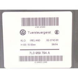 Recambio de motor elevalunas trasero derecho para volkswagen touareg (7la)(2002) 2.5 tdi r5 [2,5 ltr. - 128 kw tdi] referencia O