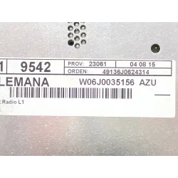 Recambio de sistema audio / radio cd para seat ibiza iv (6j5, 6p1) 1.6 tdi referencia OEM IAM W06J0035156  