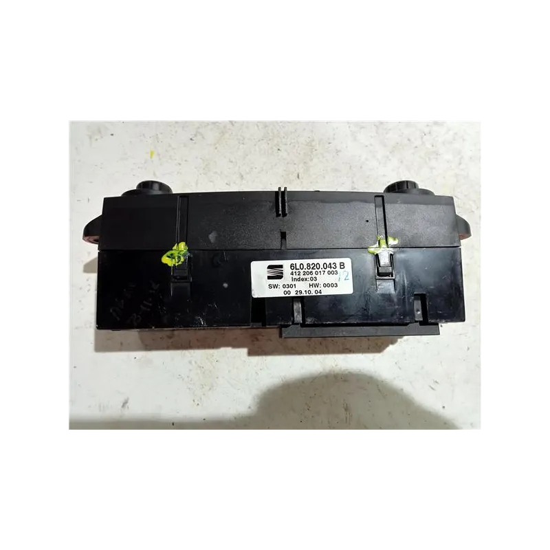 Recambio de mandos climatizador para seat ibiza (6l1)(04.2002) 1.9 tdi referencia OEM IAM 6L0820043B  