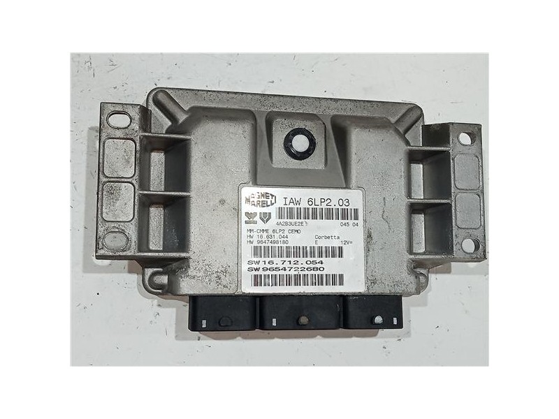 Recambio de centralita inyeccion para peugeot 206 + (2009) 1.4 básico [1,4 ltr. - 55 kw] referencia OEM IAM IAW6LP203  