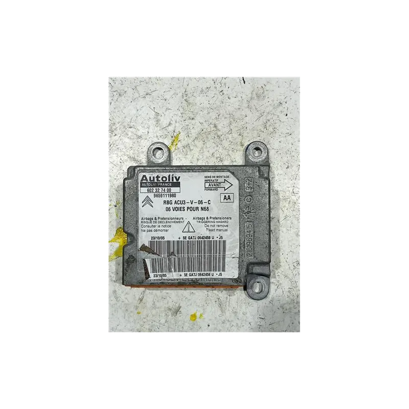 Recambio de centralita airbag para citroën xsara picasso (1999) 1.6 hdi referencia OEM IAM 602327400  
