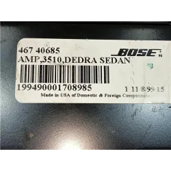 Recambio de amplificador sonido para lancia lybra berlina (1999) 1.9 jtd (839axd1a) referencia OEM IAM 46740685  