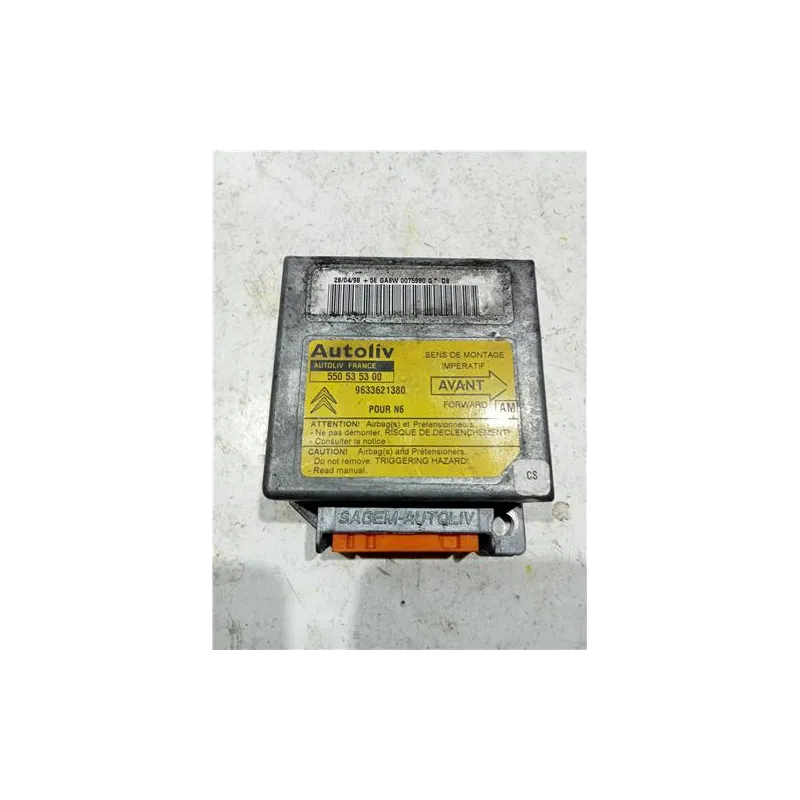 Recambio de centralita airbag para citroën xsara coupe (1997) millesime cat (rhy / dw10td)] referencia OEM IAM 550535300  