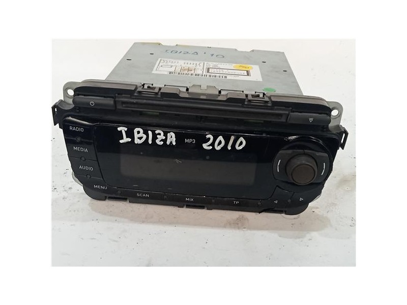 Recambio de radio cd para seat ibiza sc (6j1)(06.2008) 1.4 sport [1,4 ltr. - 59 kw tdi] referencia OEM IAM 7648215366  