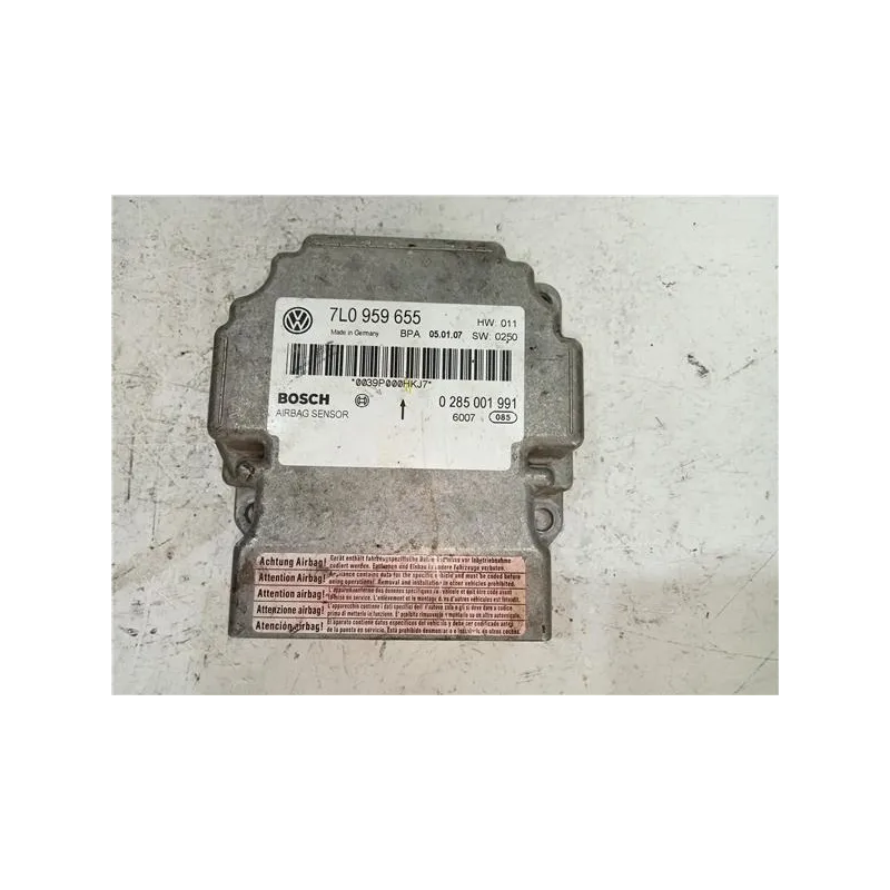Recambio de centralita airbag para volkswagen touran (1t2)(11.2006) referencia OEM IAM 7L0959655  