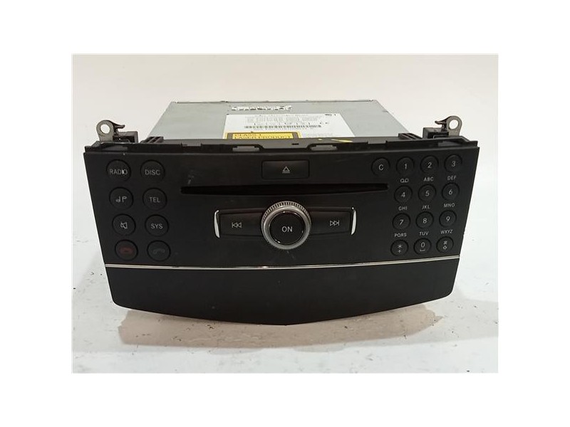 Recambio de radio cd para mercedes-benz clase c (bm 204) berlina (01.2007) 2.2 c 200 cdi (204.007) [2,2 ltr. - 100 kw cdi cat] r