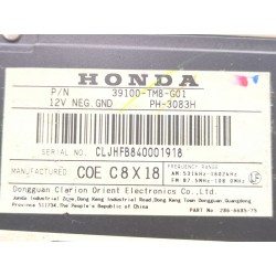 Recambio de sistema audio / radio cd para honda insight (ze_) 1.3 ima (ze2) referencia OEM IAM 39100TM8G01  
