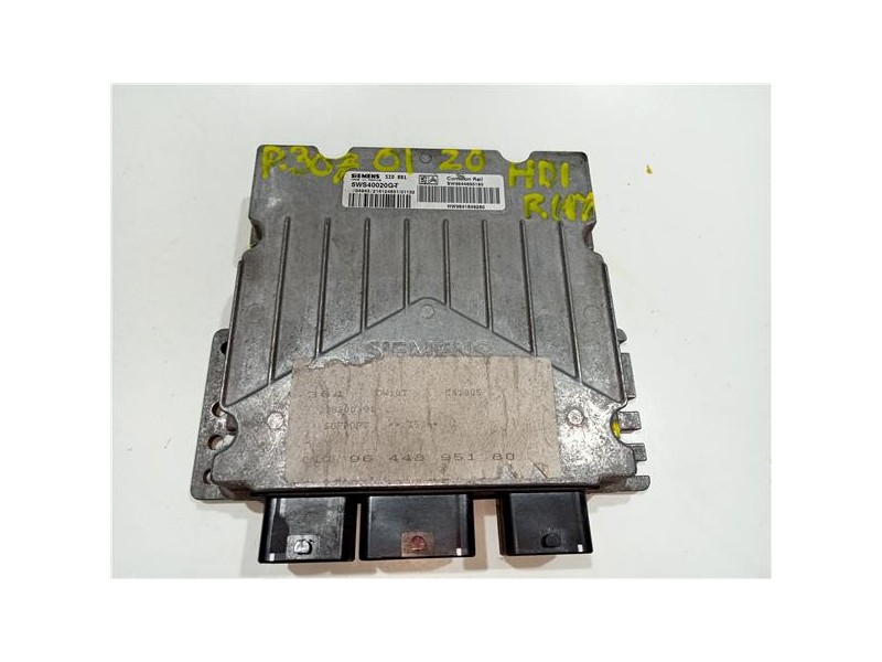 Recambio de centralita inyeccion para peugeot 307 break / sw (s1)(04.200206.2005) 2.0 hdi 90 referencia OEM IAM 5WS40020GT  