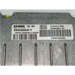Recambio de centralita inyeccion para citroën xsara berlina (1997) 1.9 td referencia OEM IAM HW9644302380 5WS40024FT  