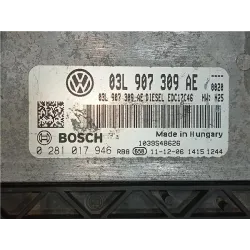 Recambio de centralita inyeccion para volkswagen passat cc (357)(05.2008) referencia OEM IAM 03L907309AE 0281017946  