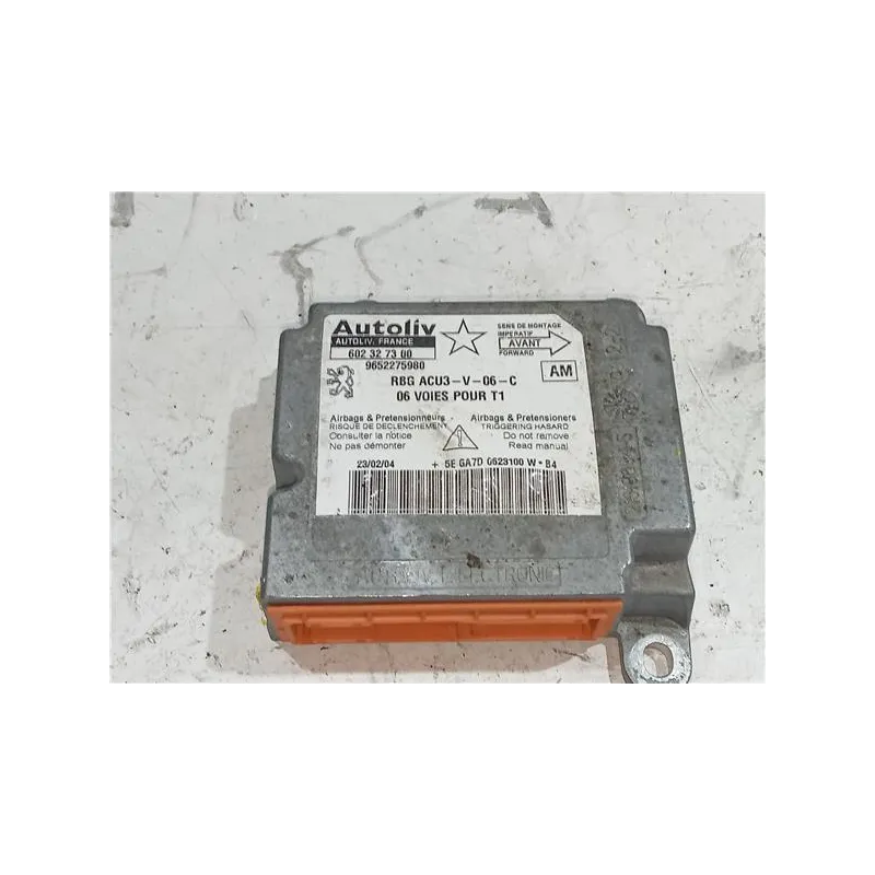 Recambio de centralita airbag para peugeot 206 (1998) 1.4 hdi eco 70 referencia OEM IAM 602327300  