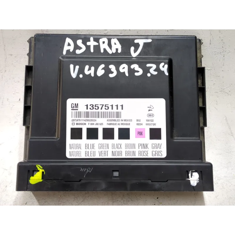 Recambio de modulo electronico para opel astra j (p10) 2.0 cdti (68) referencia OEM IAM 13575111  
