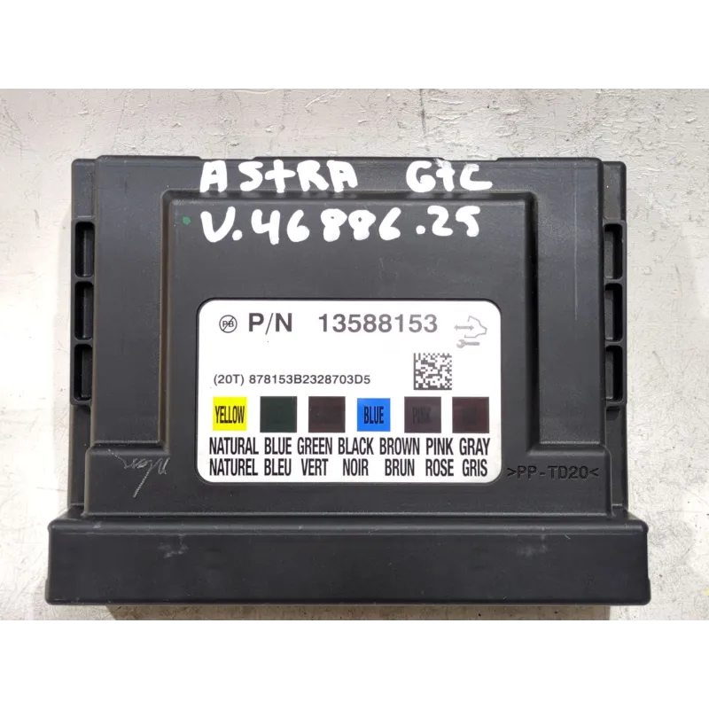 Recambio de modulo electronico para opel astra j gtc 2.0 cdti (08) referencia OEM IAM 13588153  