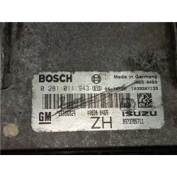 Recambio de centralita inyeccion para opel astra h berlina (2004) 1.6 referencia OEM IAM 0281011943 55556829  