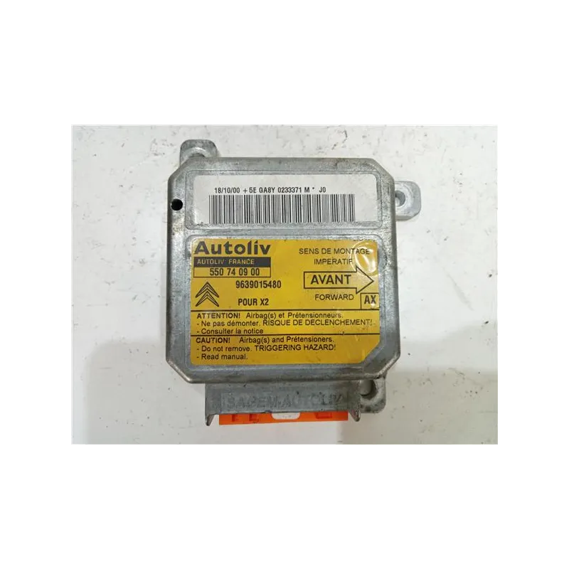 Recambio de centralita airbag para citroën xantia berlina (1998) 2.0 hdi 90 referencia OEM IAM 9639015480  