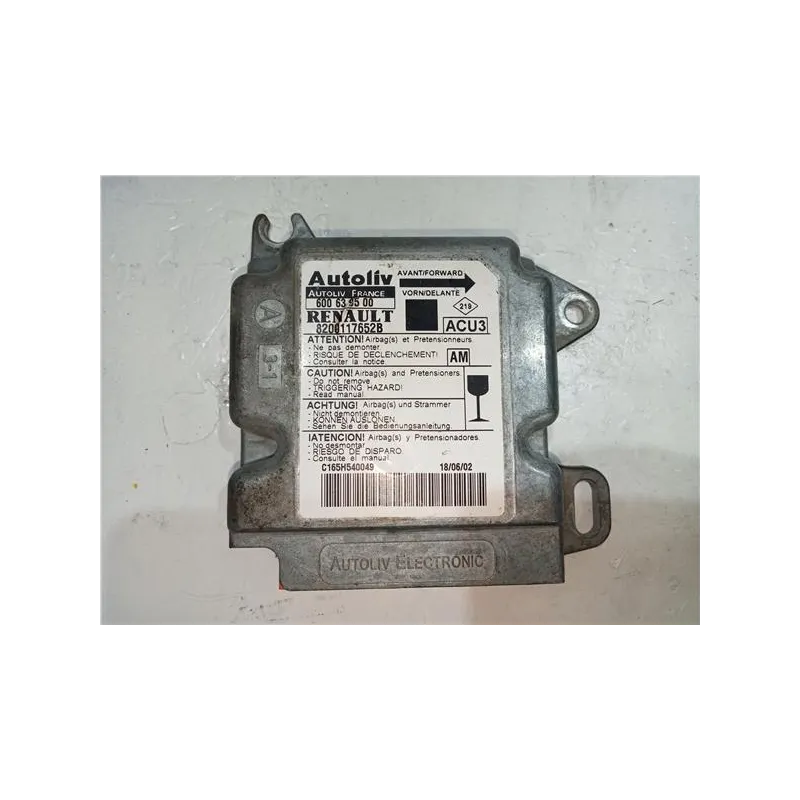 Recambio de centralita airbag para renault scenic ii (jm)(2003) 1.9 dci (jm12, jm0g) referencia OEM IAM 600639500  