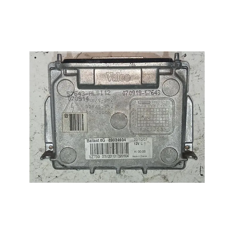Recambio de centralita xenon para citroën c5 berlina exclusive cat rhr referencia OEM IAM 89034934  