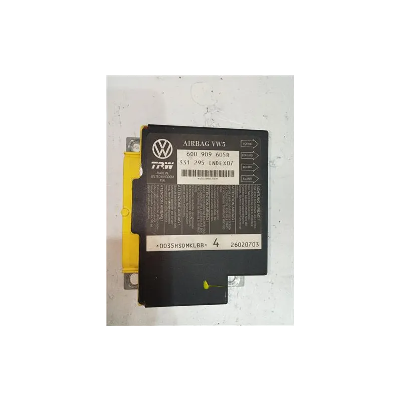 Recambio de centralita airbag para seat ibiza (6l1)(04.2002) 1.9 tdi referencia OEM IAM 6Q0909605R  