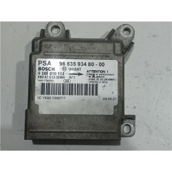 Recambio de centralita airbag para peugeot 207 (2006) 1.4 confort [1,4 ltr. - 50 kw hdi] referencia OEM IAM 0285010112  