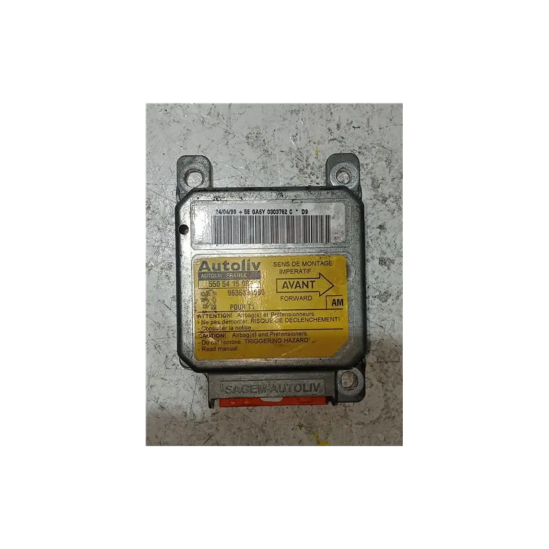 Recambio de centralita airbag para peugeot 206 (1998) 1.4 hdi eco 70 referencia OEM IAM 550541500  