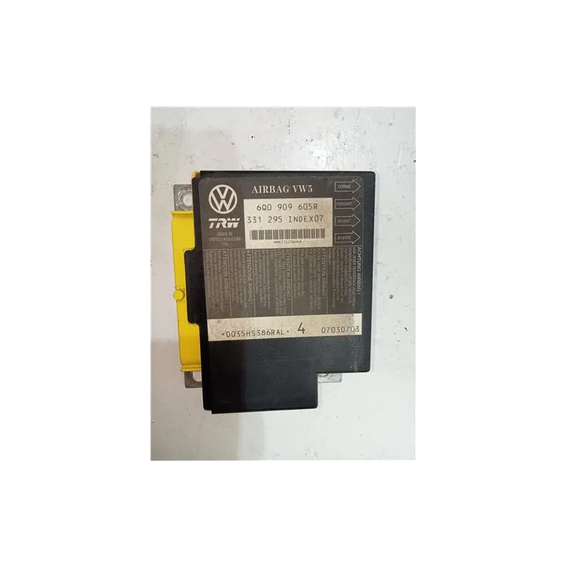 Recambio de centralita airbag para seat ibiza (6l1)(04.2002) 1.9 tdi referencia OEM IAM 6Q0909605R  