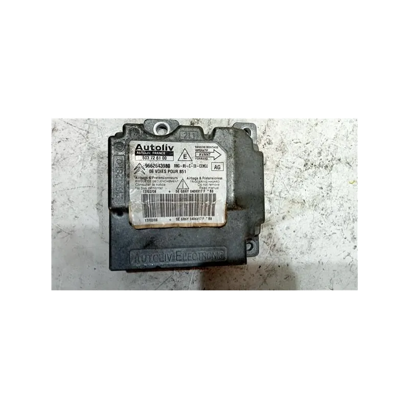 Recambio de centralita airbag para citroën c4 berlina (06.2004) 2.0 16v referencia OEM IAM 603726100  