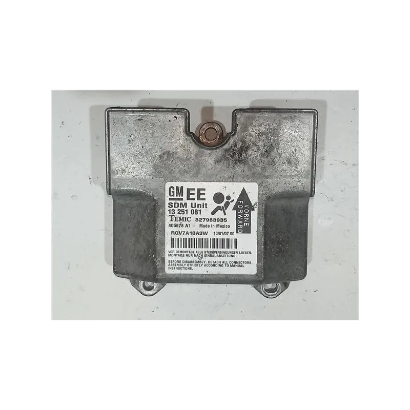 Recambio de centralita airbag para opel astra h berlina (2004) 1.6 referencia OEM IAM GM13251081 13251081  