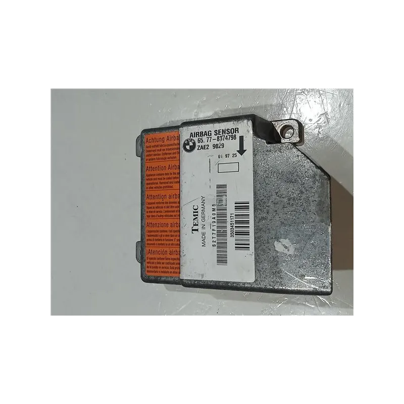 Recambio de centralita airbag para bmw serie 3 compacto (e36)(1994) 525 d referencia OEM IAM 65778374798  