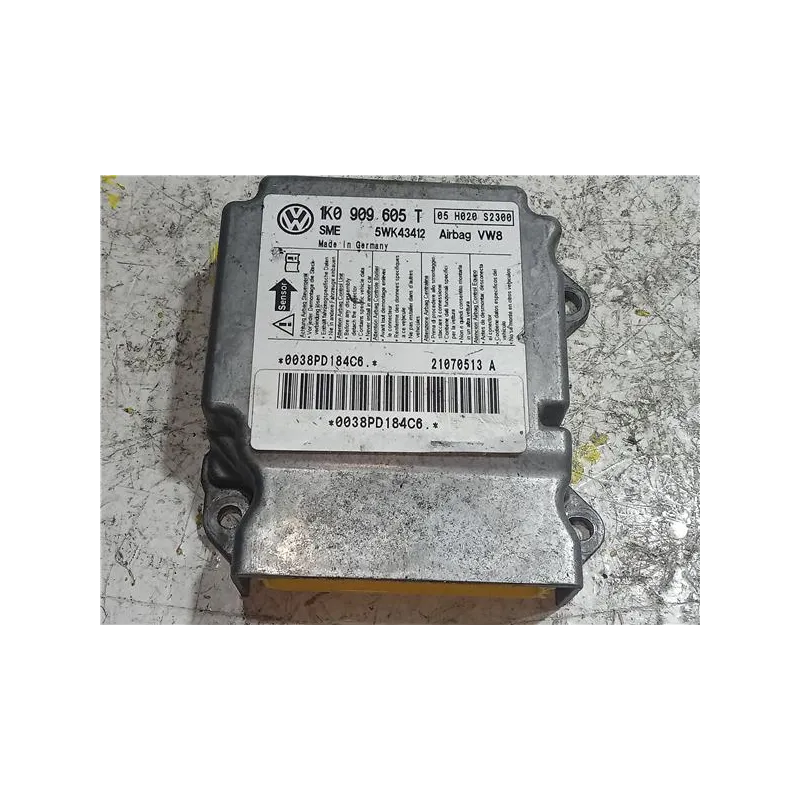 Recambio de centralita airbag para seat altea (5p1)(03.2004) 1.6 referencia OEM IAM 1K0909605T  