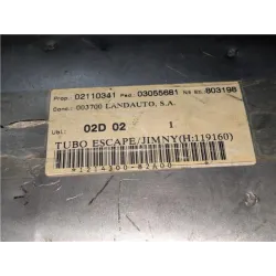 Recambio de silenciador trasero para suzuki jimny (sn/fj)(1998) 1.3 16v referencia OEM IAM 121430082A00  