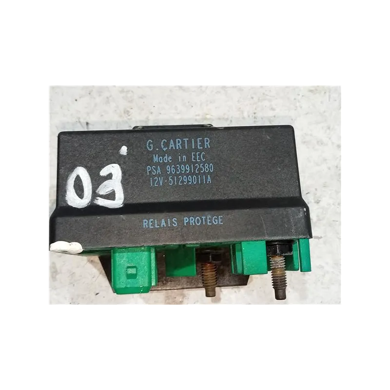 Recambio de caja precalentamiento para citroën c 15 d (161) referencia OEM IAM 9639912580  