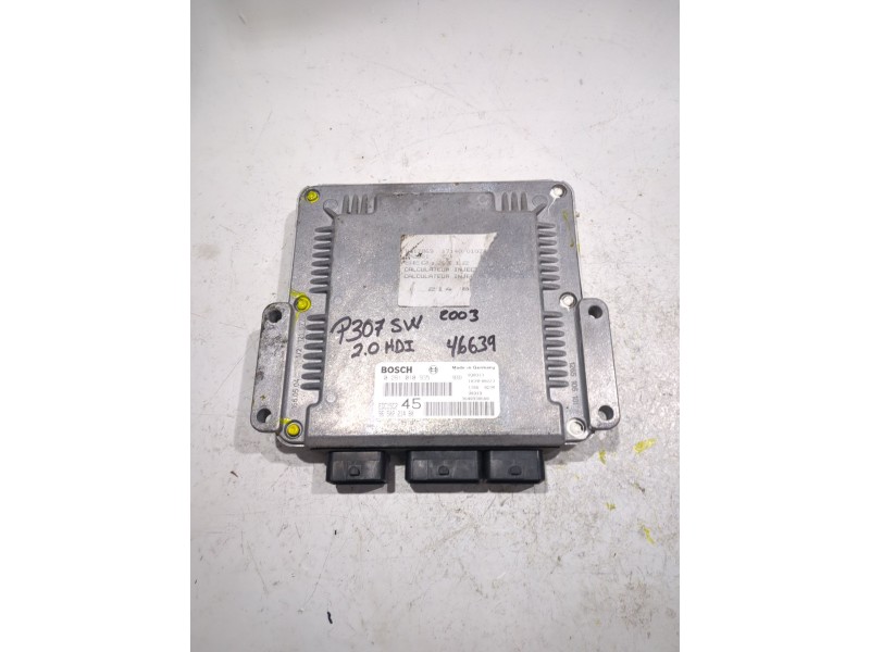 Recambio de centralita inyeccion para peugeot 307 break / sw (s1)(04.200206.2005) 2.0 hdi 90 referencia OEM IAM 0281010935  