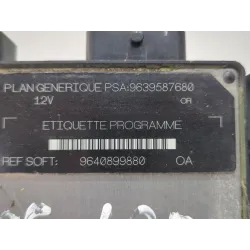 Recambio de centralita inyeccion para peugeot 206 (1998) 1.9 d referencia OEM IAM 9640899880 9639587680  