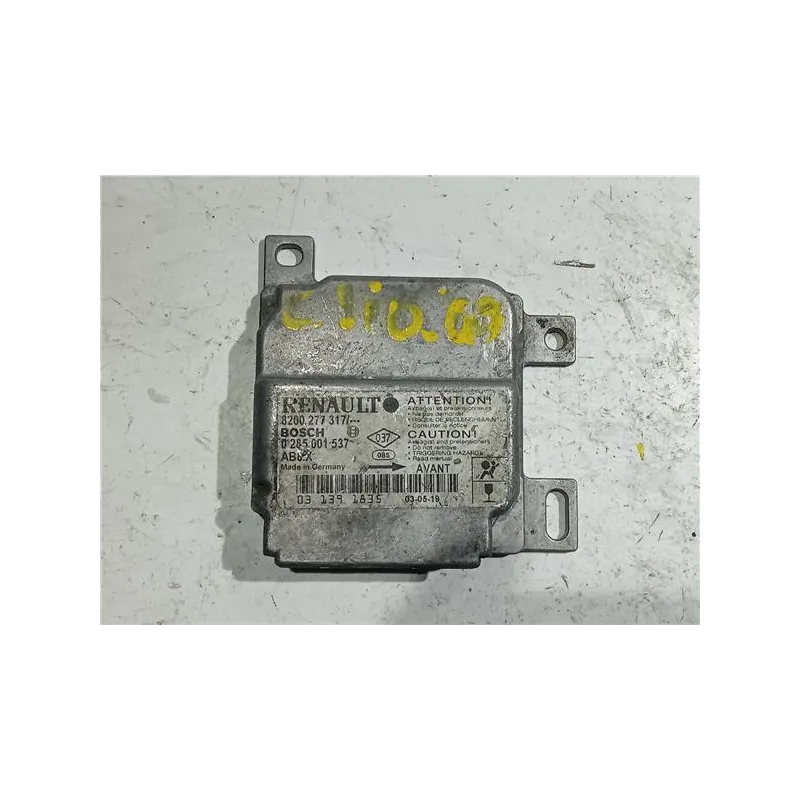Recambio de centralita airbag para renault clio iii (2005) 1.1 75 cv referencia OEM IAM 8200277317  