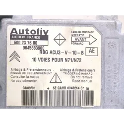 Recambio de centralita airbag para citroën xsara (n1) 1.9 d referencia OEM IAM 600237600 9645883980 216196945  