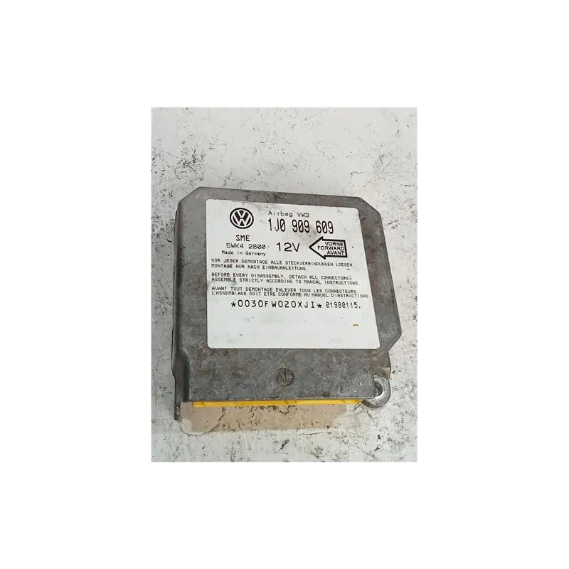 Recambio de centralita airbag para volkswagen golf iv berlina (1j1)(1997) 1.6 16v referencia OEM IAM 1J0909609  