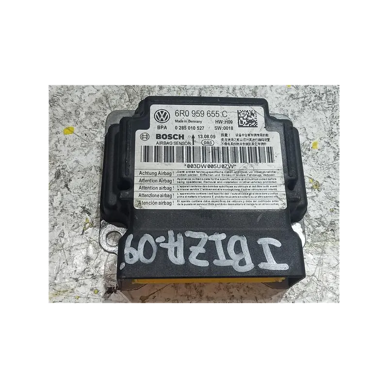 Recambio de centralita airbag para seat ibiza (6l1)(04.2002) 1.9 tdi referencia OEM IAM 6R0959655C  
