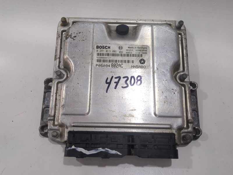 Recambio de centralita inyeccion para chrysler voyager (rg)(2001) 2.8 crd referencia OEM IAM 0281013001 1039S16546  