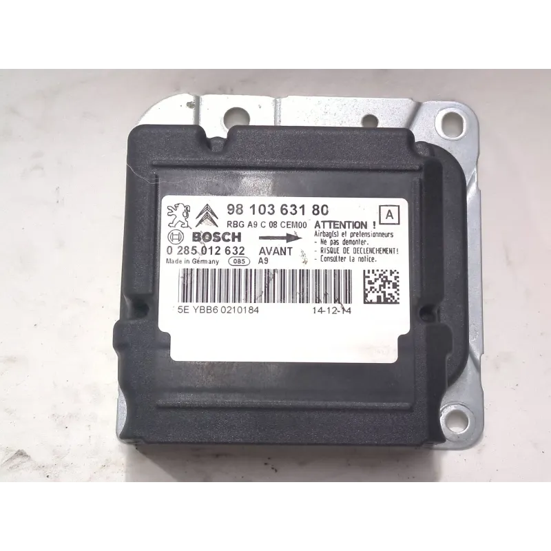 Recambio de centralita airbag para peugeot 208 i (ca_, cc_) 1.2 vti 82 referencia OEM IAM 9810363180 0285012632  