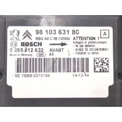 Recambio de centralita airbag para peugeot 208 i (ca_, cc_) 1.2 vti 82 referencia OEM IAM 9810363180 0285012632  