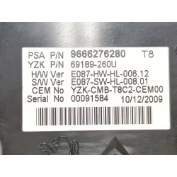Recambio de cuadro completo para peugeot 3008 i monospace (0u_) 1.6 thp referencia OEM IAM 9666276280 9666247580  
