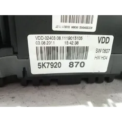 Recambio de cuadro completo para volkswagen golf vi descapotable (517) 1.2 tsi 16v referencia OEM IAM 5K7920870  