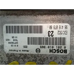 Recambio de centralita inyeccion para citroën c5 berlina hdi (dcrhzb, dcrhze) referencia OEM IAM 0281010365 EDC15C223  